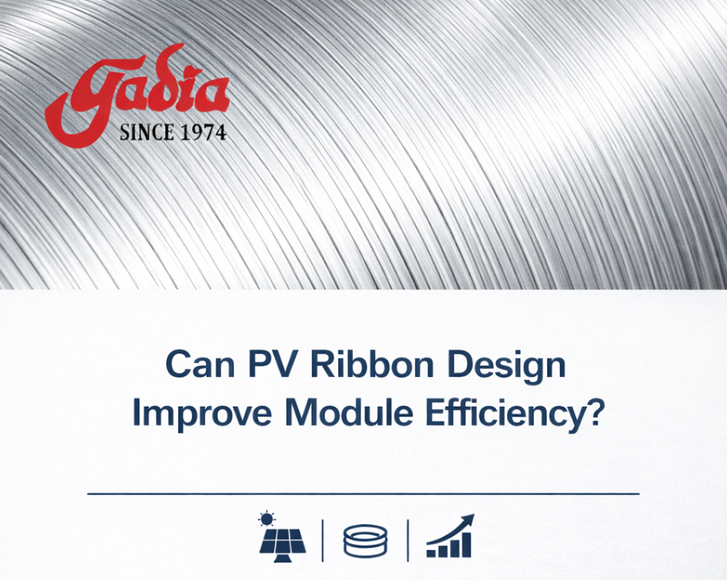 Can PV Ribbon Design Improve Module Efficiency?